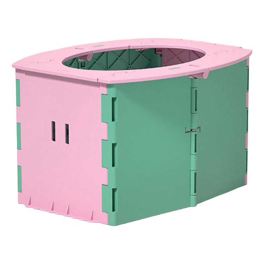 Portable Kid Toilet Training Seat Toddler Potty On-the-go Foldable Reusable Toilet Training Potty Seat for Children