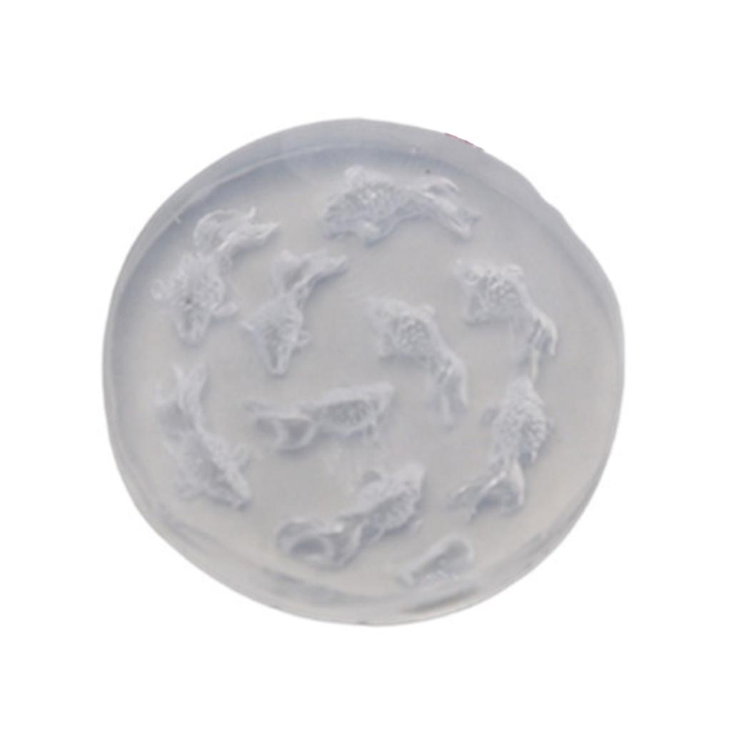 Multipurpose Sturdy Silicone Mould to Craft Goldfish Candle Holders Easy Demolding Portable for Artistics Home Decoration