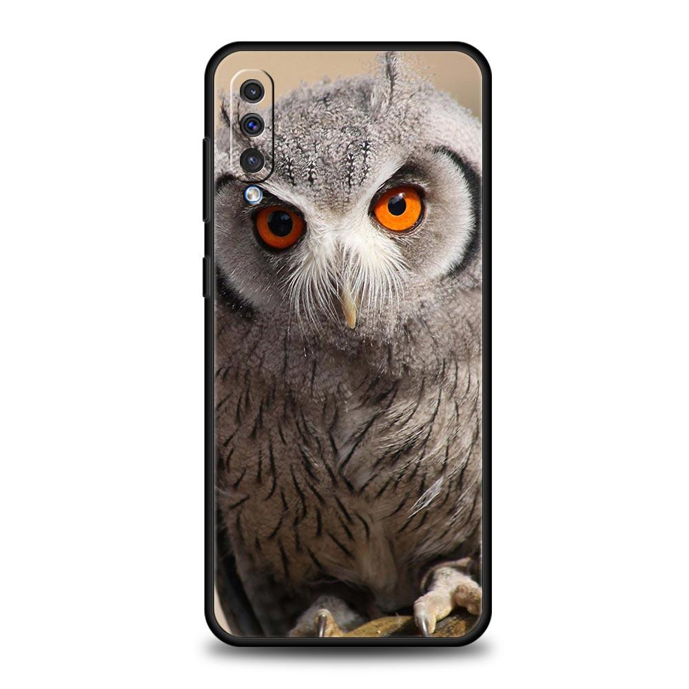 

Cartoon Gifts Lovely Owl Case For Samsung A56 A36 A26 A16 A14 A12 A22 A32 5G A34 A42 A52 A54 A50 A70 A72 A40 A20E A04S A06 Cover Samsung A70