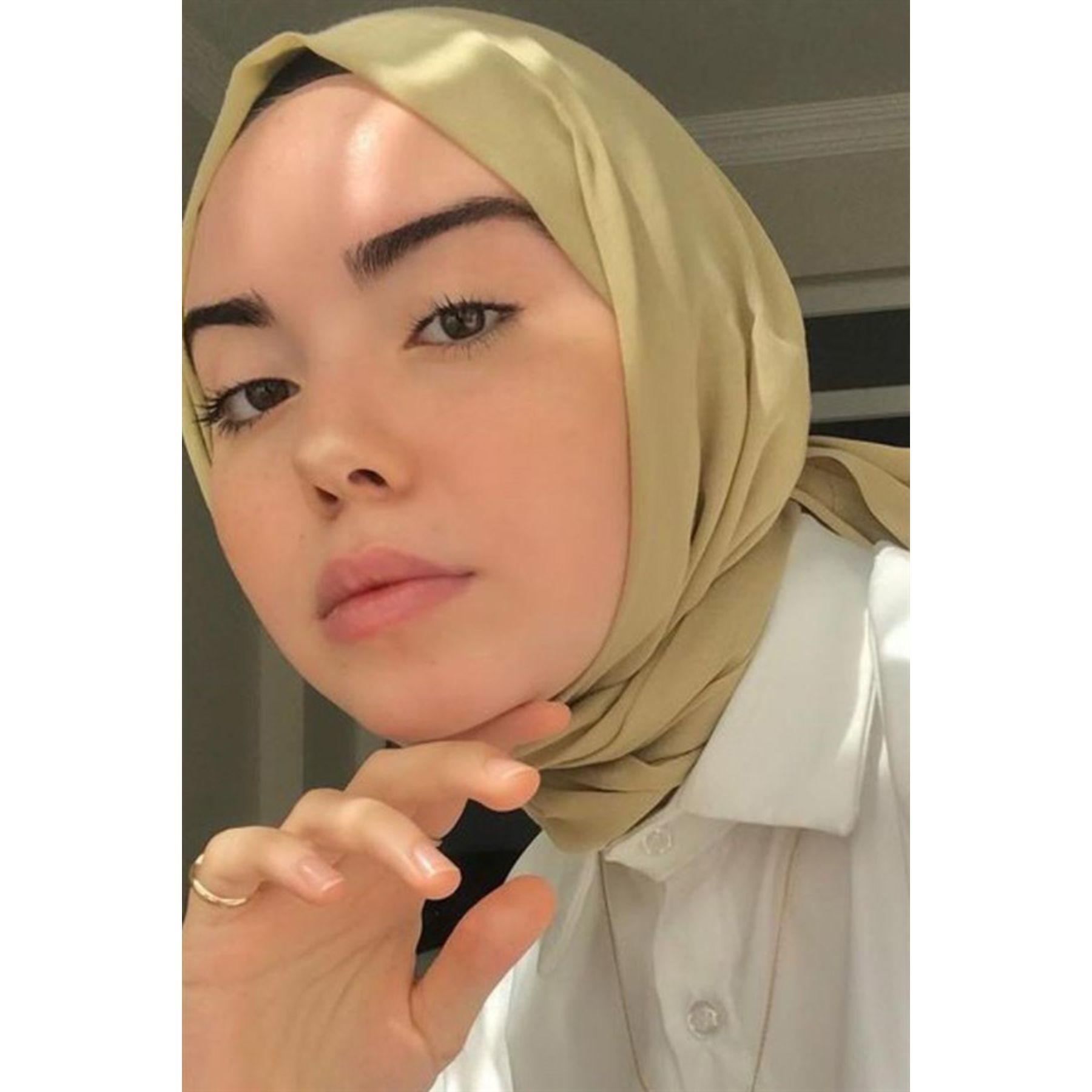 

Cotton Voil Hijab Oil Green STD зелений