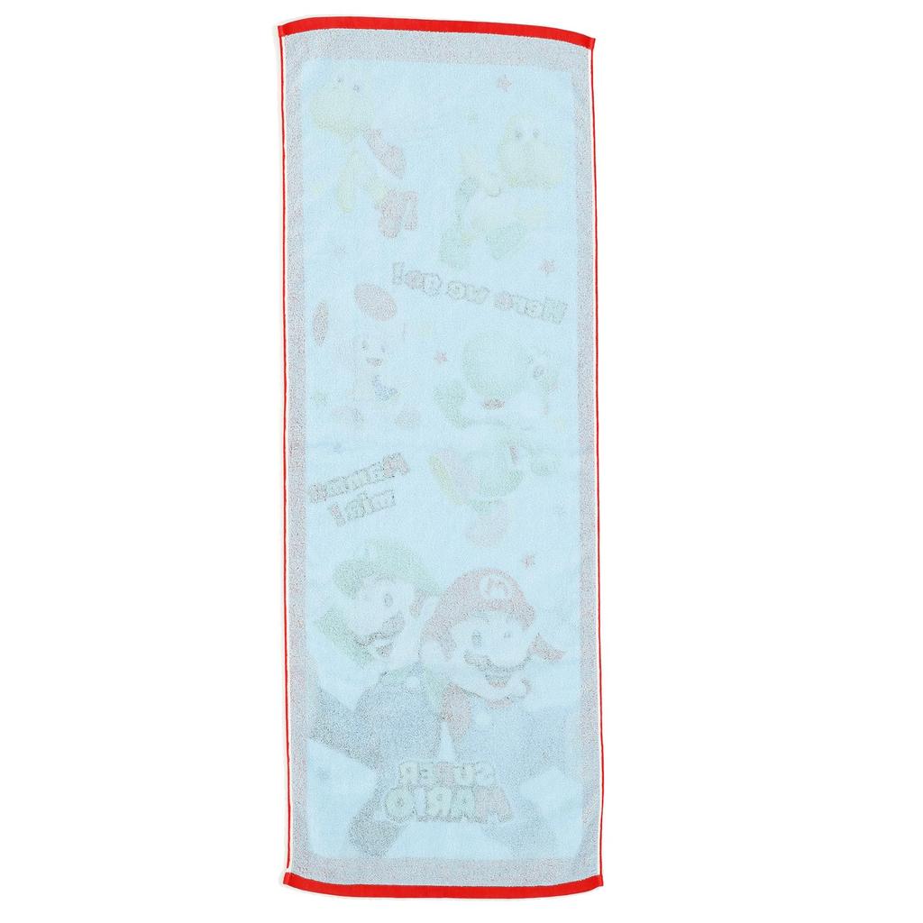 Marushin Bath Super Mario Fresh UV 4525002500 Children's Towel, Mario, Nintendo, Bros., Members, Beach, Ocean, Pool, Summer, Character, Boys,