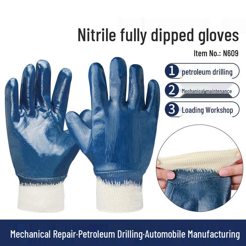 Maihan Oil-Resistant Nitrile Work Gloves XL