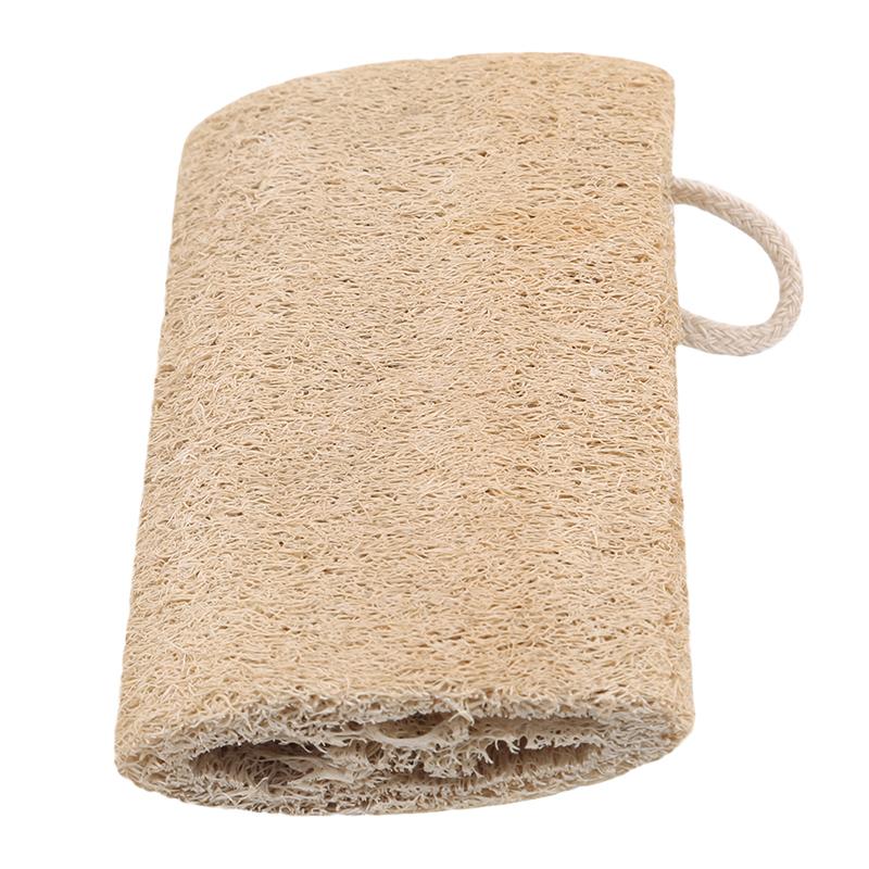 1Pc Natural Loofah Luffa Loofa Bath Body Shower Sponge Kitchen Cleaing Scrubber Scrub Pad Cleaing Scrubber Bathroom Accessories
