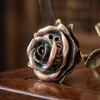 Handcrafted Incense Burner Sturdy Incense Holder Romantic Rose Statue Gifts  Living Room