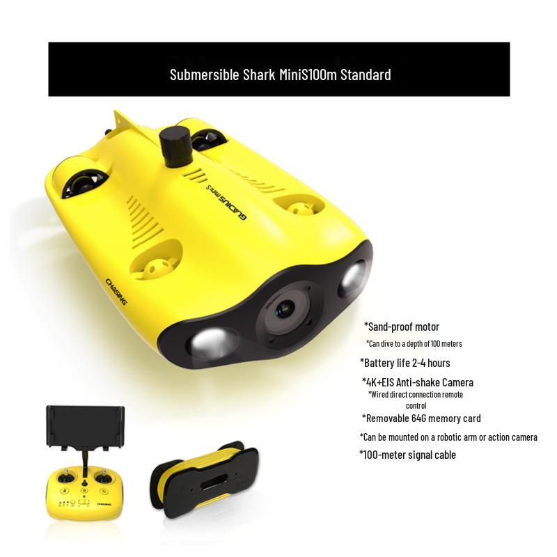 GLADIUS S Underwater Drone: HD Fish Finder & Live Broadcast with Remote Control.