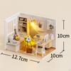 1:32 DIY Wood Miniature Dollhouse Kit Sunshine Study Room