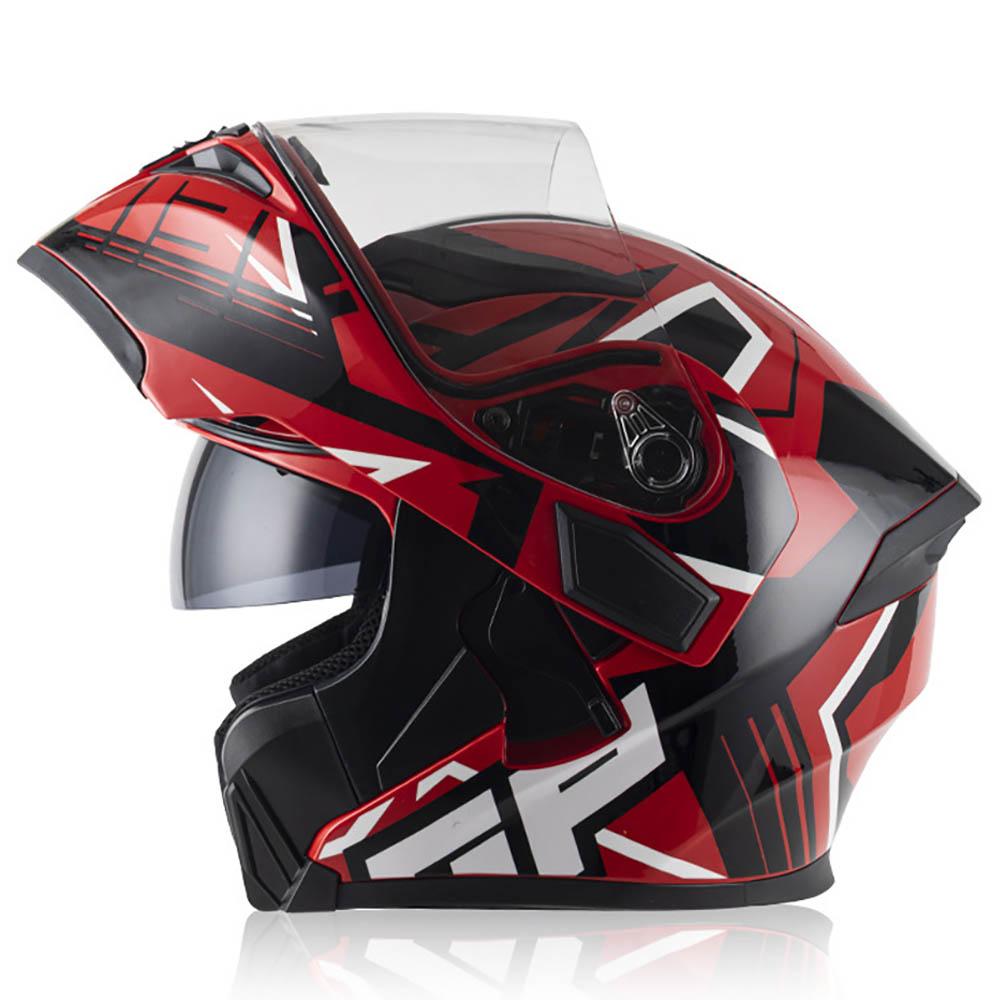 Cască Motocicletă Cască Motocicletă Full Face Accesorii Motocicletă Bărbați Și Femei Impermeabilă Protecție Solară Cască Certificată DOT