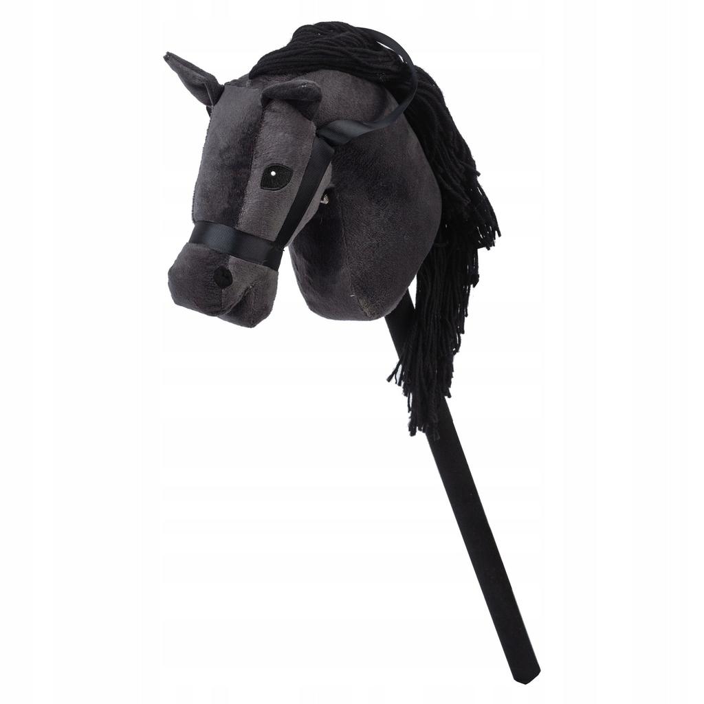 Horse Head On a Stick Sound Plush Hobby Horse Pony Black