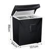 For 3.5 Cubic Feet Chest Refrigerator Cover With Zipper Waterproof Refrigerator Covers 64*58*87cm, 71*58*87cm, And 101*64*89cm