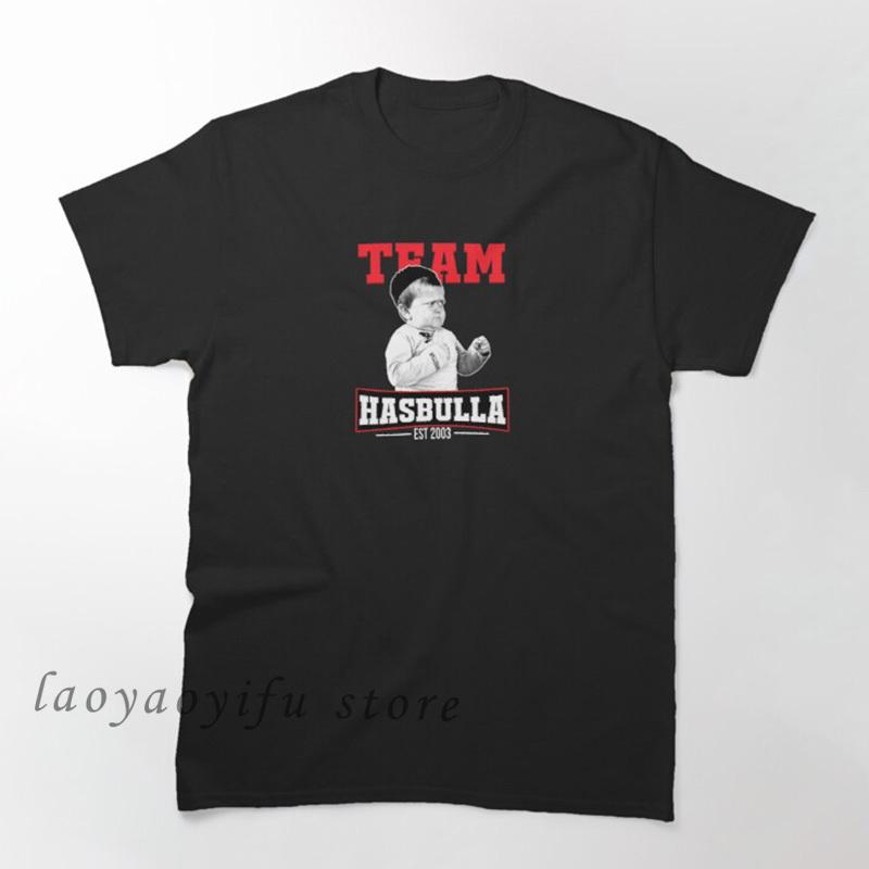 Classic Hasbulla Fighting Meme TShirt Mini Khabib Blogger Top Funny Graphic T Shirts Unisex Polyester Tee Kawaii Clothing Custom