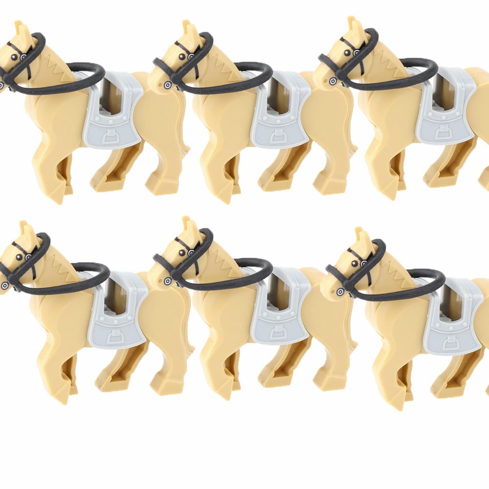 Middeleeuws Oorlogspaard Cavalerie Soldaat Bouwstenen Set Oude Militaire Bakstenen Actiefiguren Leger Speelgoed Educatief Cadeau