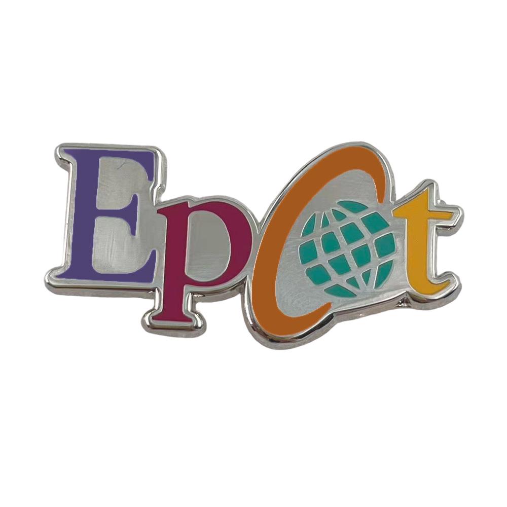 Band Logo English Letters Enamel Badge Brooch - Backpack, Lapel Pin, Party Accessory, Gift