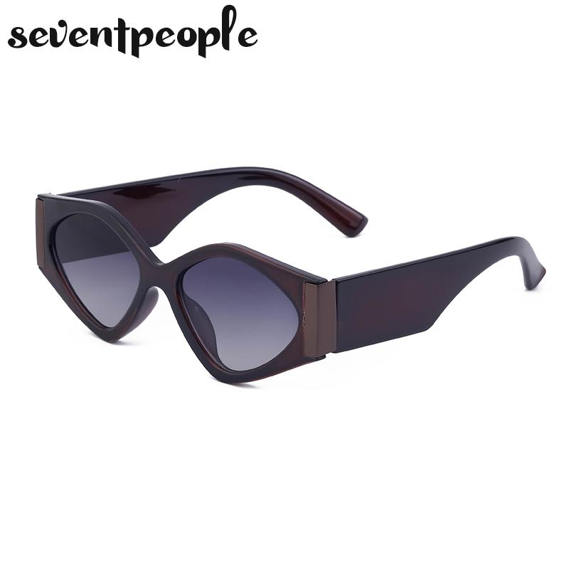 Vintage Cat Eye Sunglasses Women Retro Cateye Sun Glasses For Female Fashion Polygonal Shades Eyewear Trending Products