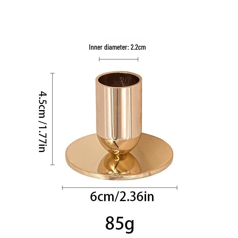 INS Style Silver Diamond Candle Holder - Western Restaurant Table Decoration