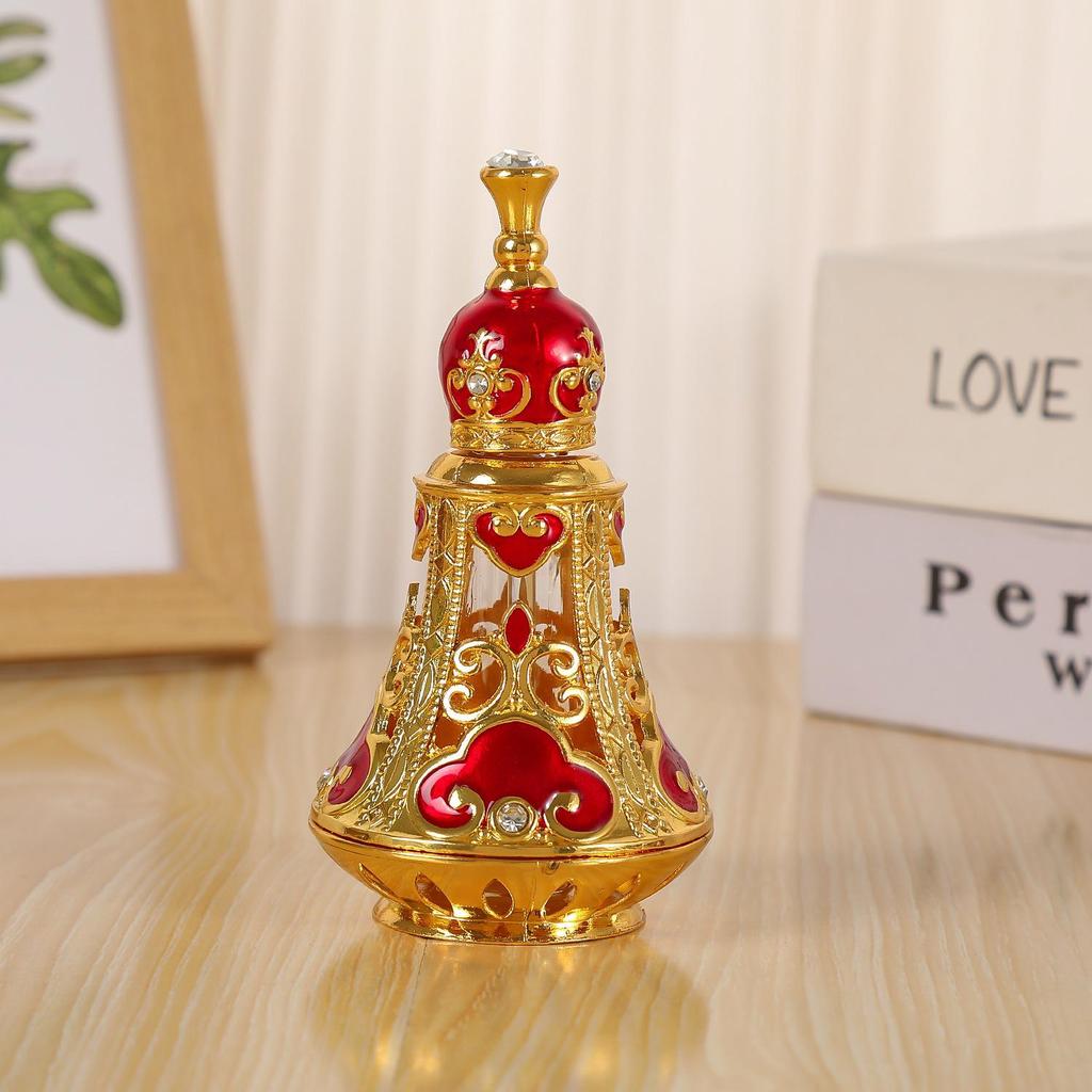 Exquisite Middle East Dubai Glass Perfume & Essential Oil Bottle Ornament