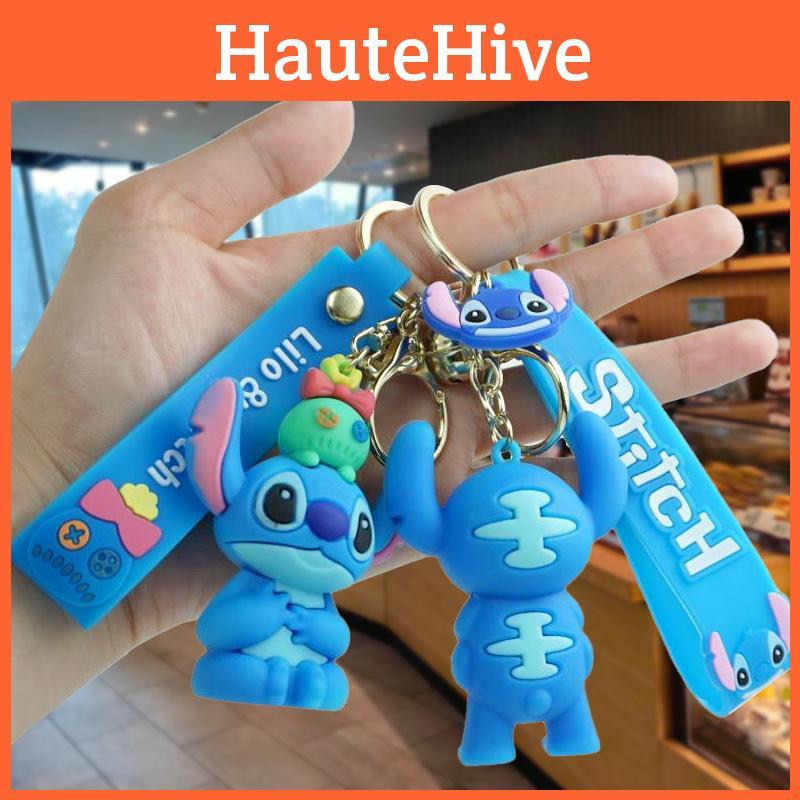 Entzückender Cartoon Stitch Rucksack Schlüsselanhänger Plüsch Einfach Niedlich Schlüsselanhänger Accessoire