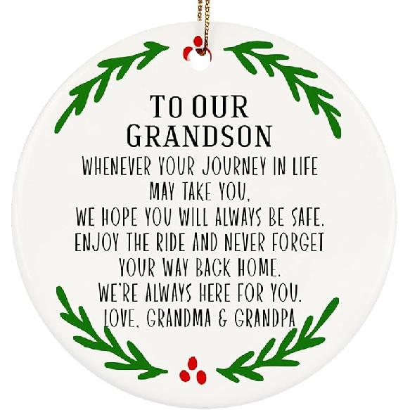 to My Daughter in Law Christmas Ornaments, Daughter-in-Law Christmas Ornament Gifts, Two-Side Printed 3'' Christmas Ornament for Christmas Tree,