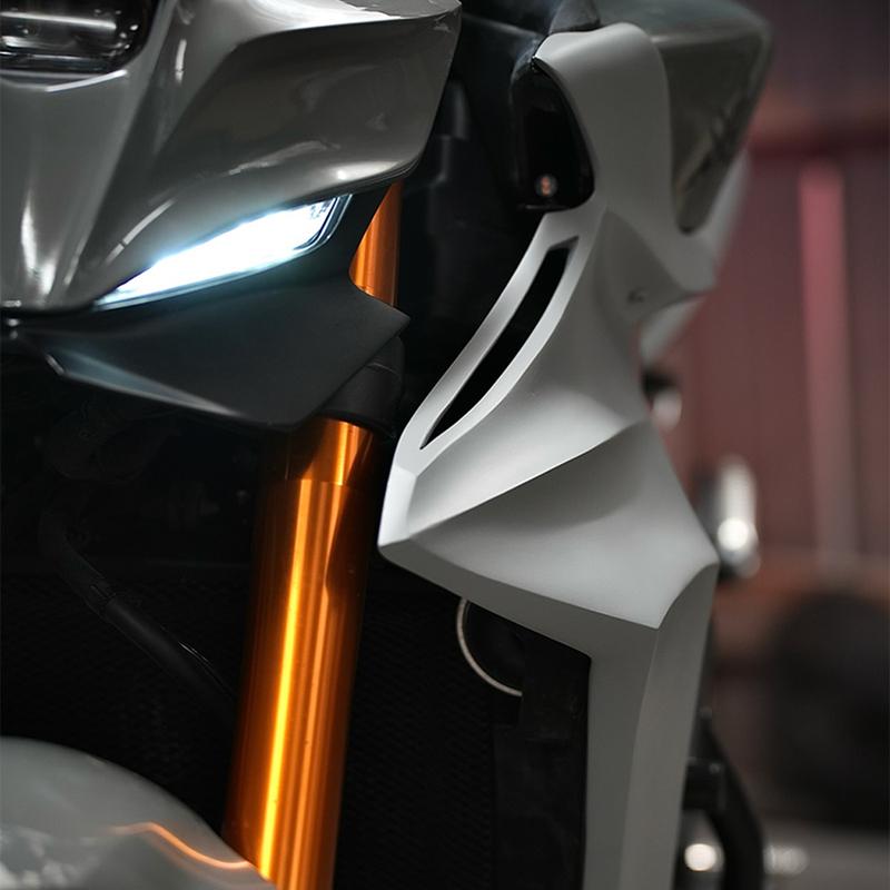 Fit YAMAHA MT-09/SP GP WING DOWNFORCE NAKED FRONTAL SPOILERS MT09 GEN 4 2024 2025 Front spoiler Lower spoiler lower lip