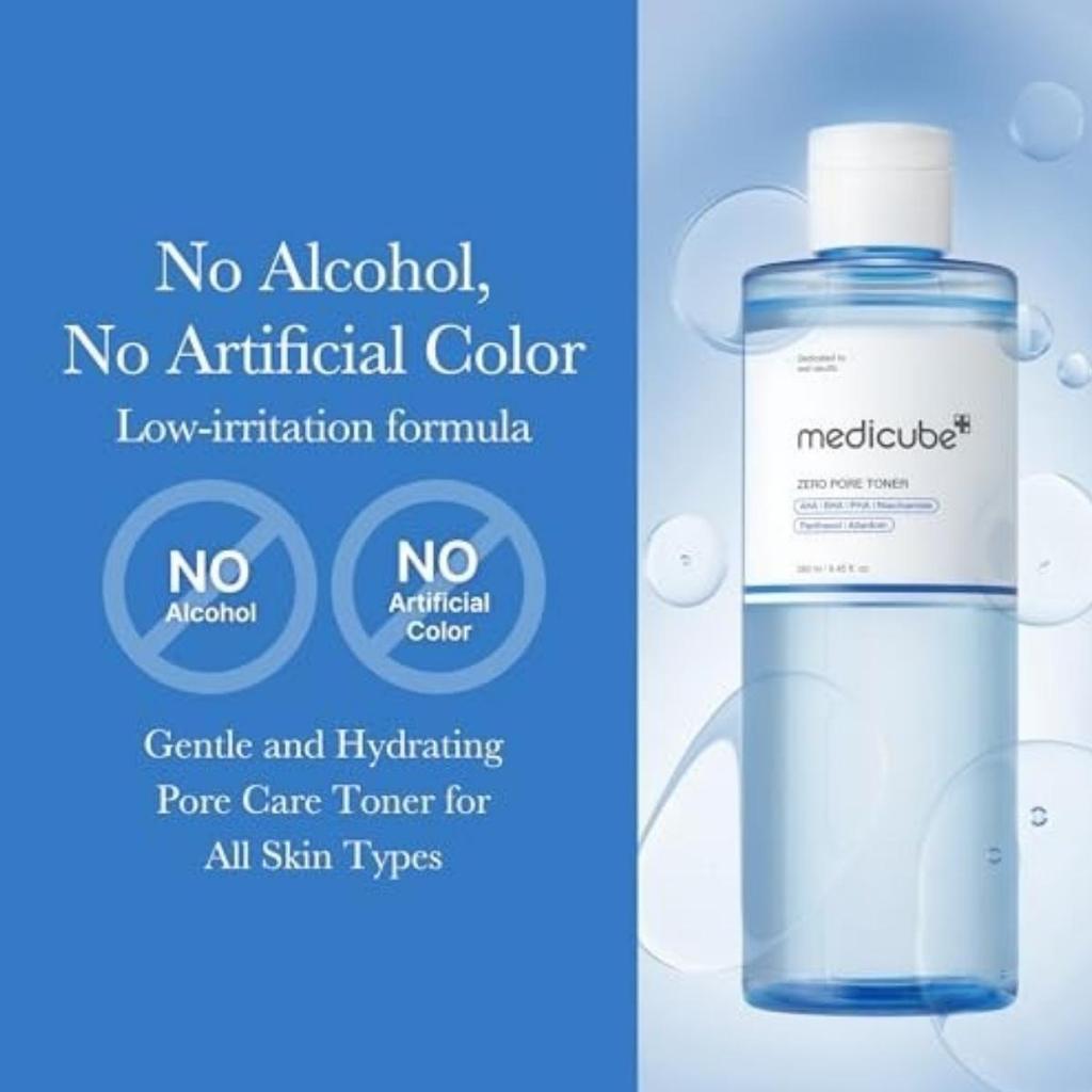 Medicube Zero Pore Toner Skin Refining Clarifying Sebum Control 250ml