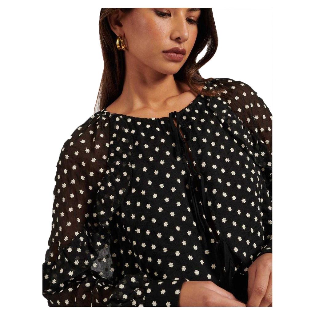 Nobody´s Child Womens/Ladies Marlow Relaxed Fit Ruffle Blouse