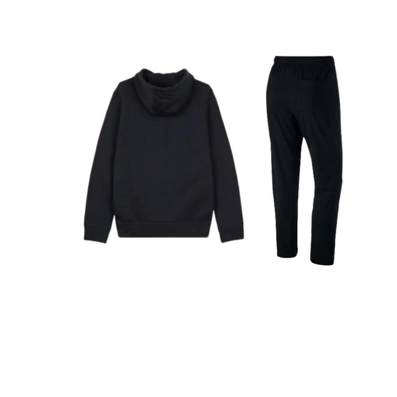 Nike Hooded Pullover Comfortable Sweatpants Casual Sports Suit Unisex sweatsuit Black BV2767-010+-623453-010
