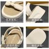 Summer New Muffin Thick-soled Beaded College Style Sandals Casual Beach Sandals Elastic Pedal