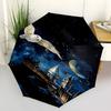 1pc Hogwarts Owl Automatic Folding Umbrella - Compact 8-Rib Design, Durable Plastic & Iron1484L