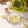 Garlic Press Stainless Steel Manual Mincer Slicer Grater Compact Garlic Chopper Kitchen Gadget for Home Restaurant