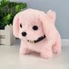 Electric Plush Dog Toy Baby Tummy Time Interactive Barking Tail Wagging Walking Puppy Toy Early Education Crawling Animal Toy Toddlers Boys Girls