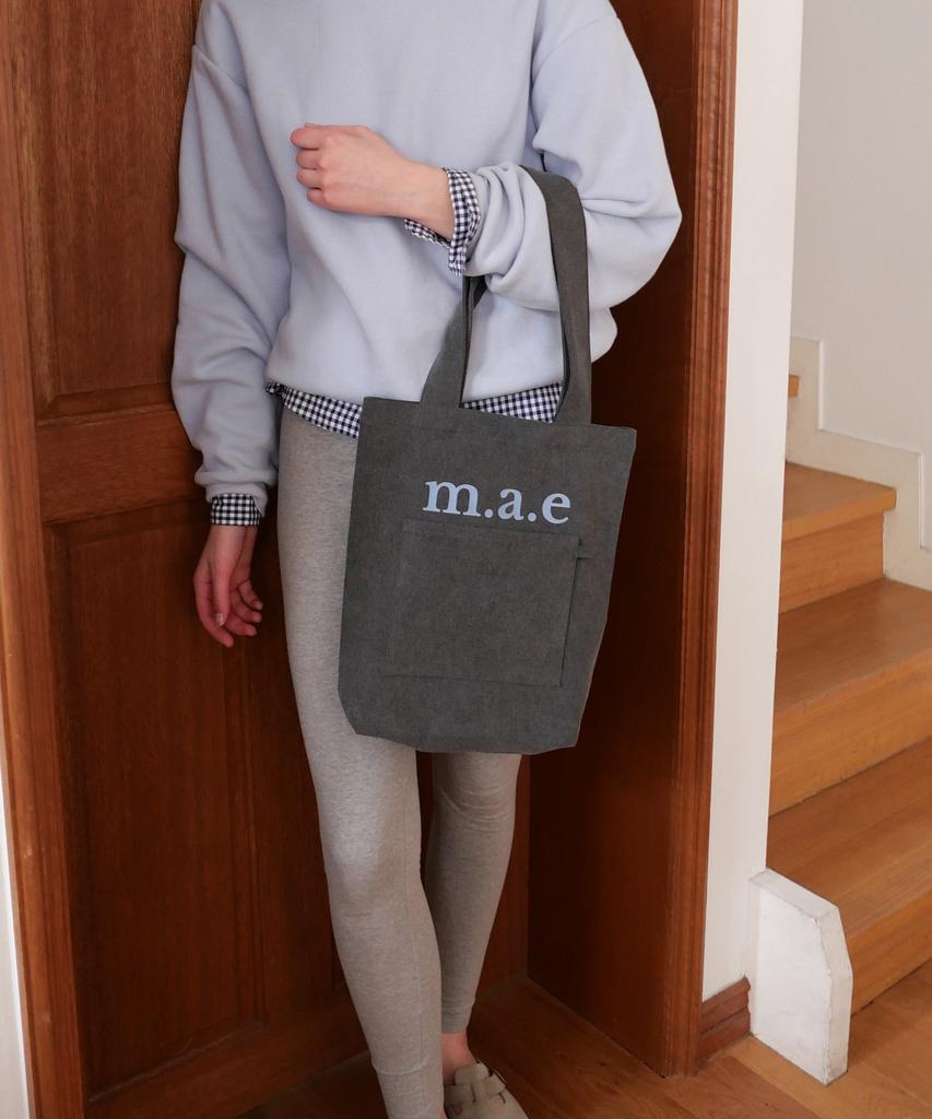Mucu And Ebony M.A.E Our Logo Bag _ Charcoal