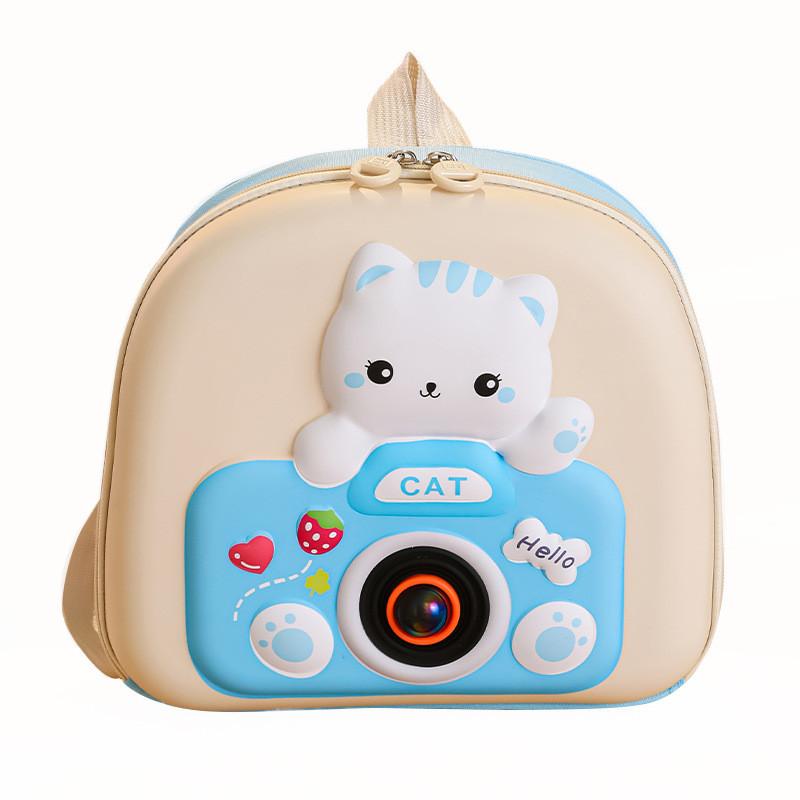 Childrens Cartoon Hard Shell Backpack With Nylon Material And Antiloadbearing Design For School Use