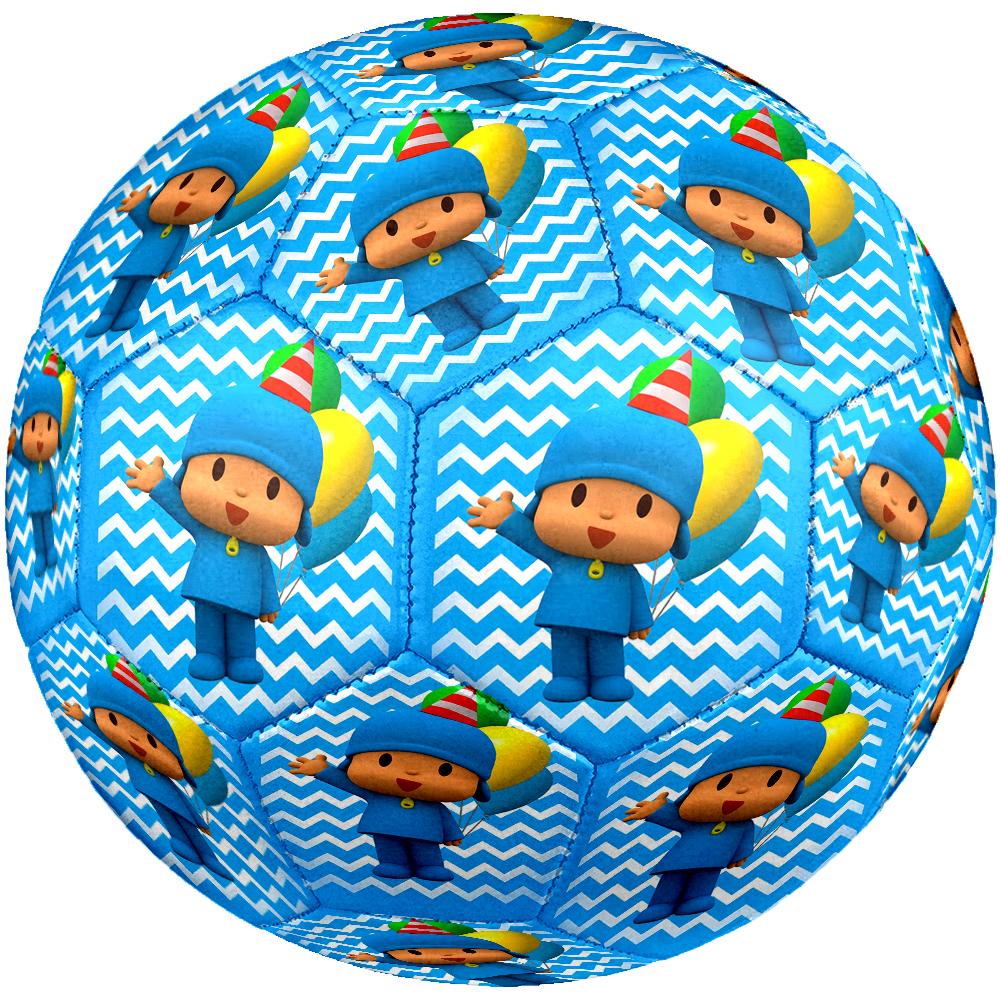 Pocoyo Theme Size 5 Soccer Ball, Suitable for Both Indoor and Outdoor Matches, a Gift Suitable for Everyone.
