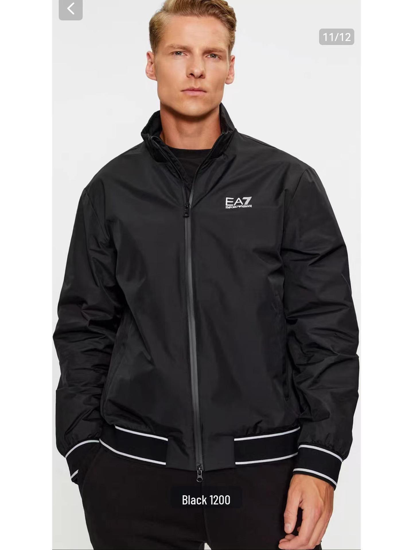 

Мужская весенне-осенняя бейсбольная куртка большого размера с воротником-стойкой - Модная повседневная верхняя одежда X-Large чёрный