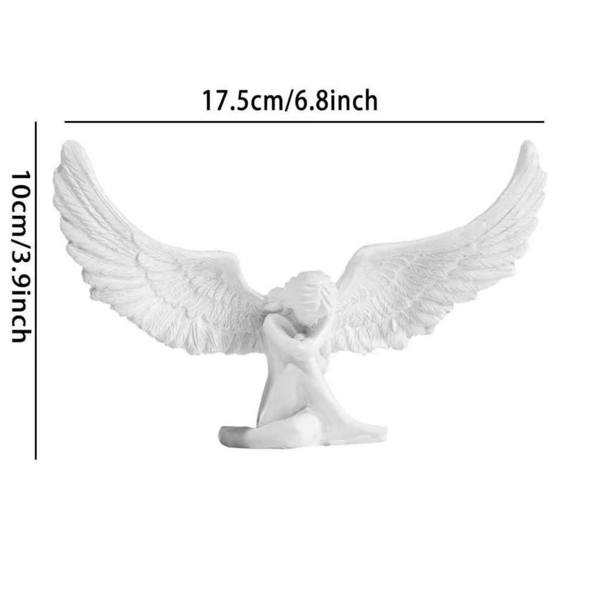 Angel s Wings, White Pure and Sacred, Resin Crafts, Home Decoration Crafts Small Ornaments
