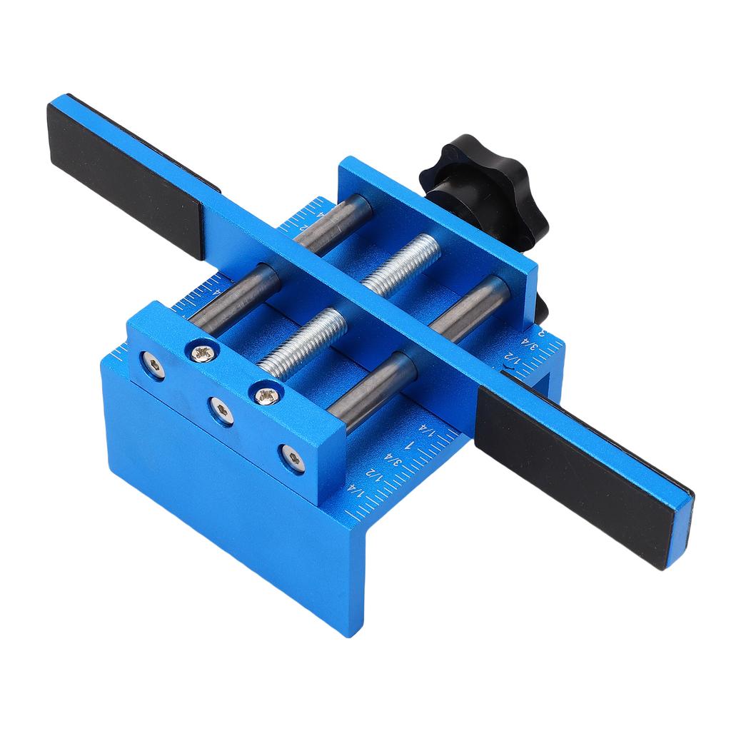 Cabinet Door Jig Mounting Positioner Hinge Installation Position Tool Aluminum Alloy Locator Blue