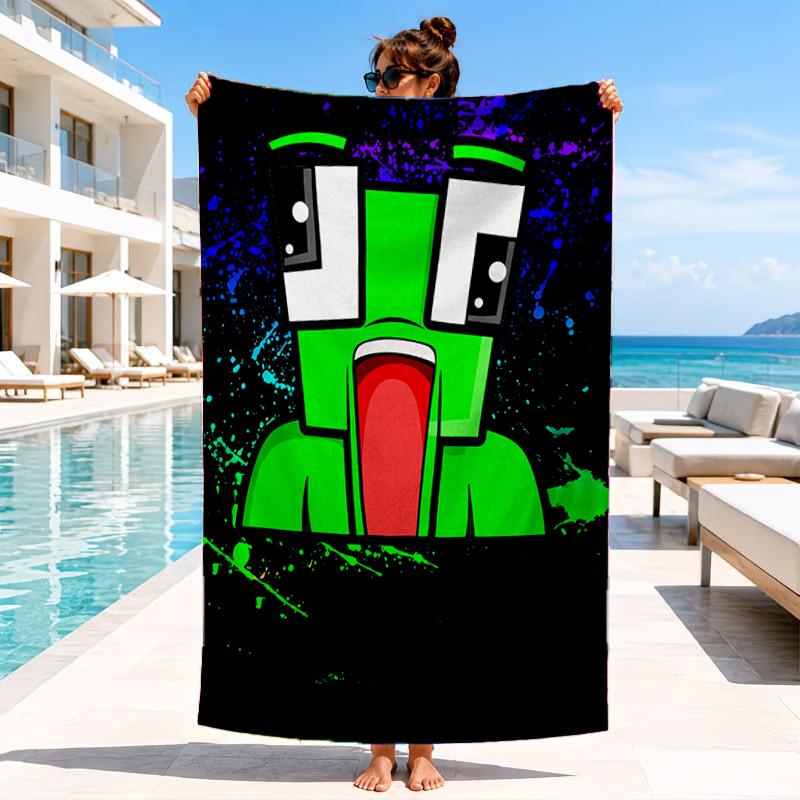 Colorful Game Friends Beach Towel, Microfiber Beach Towel, Perfect For Pool, Beach, Travel, Home Decor Beach Party Fan Gifts