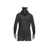 Adidas Solid Color Knitted Casual Hooded Jacket Men Jackets Black DM4386