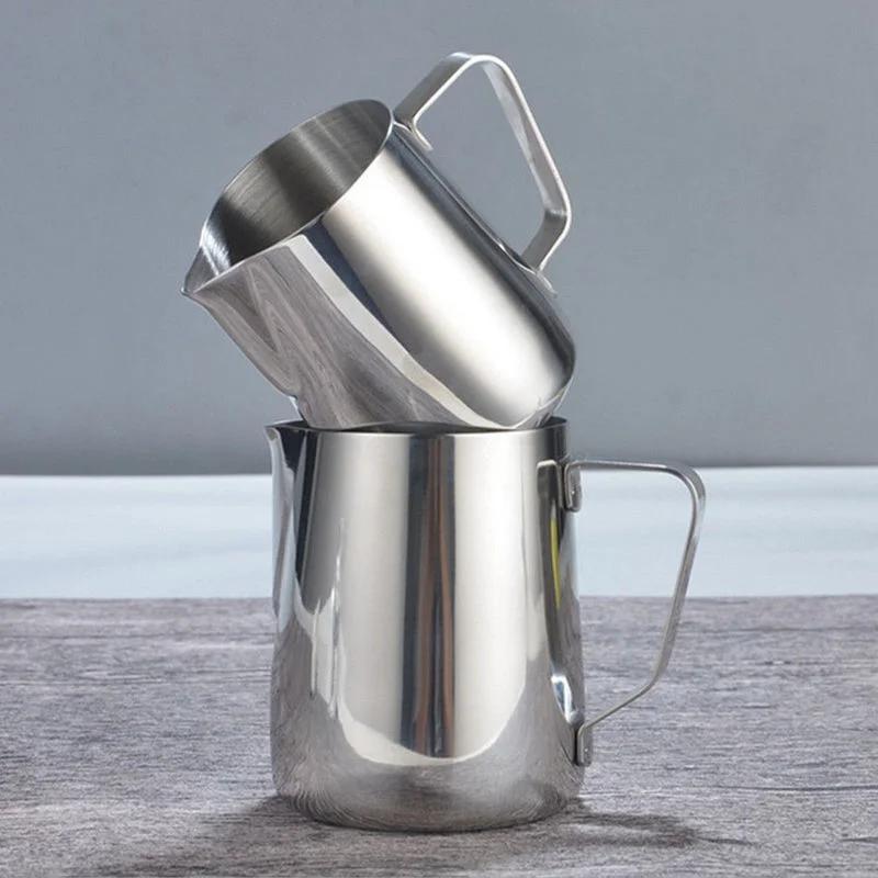 1PC 100/350/600ml Cafe Latte Flower Pulling Cups Spiked Milk Froth Milk Creamer Art Mugs Coffee Frosting Art Mugs