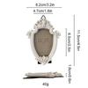 Victoria-Style Retro Resin Photo Frame Ornament - Light Luxury Badge Display Stand for Photo Props