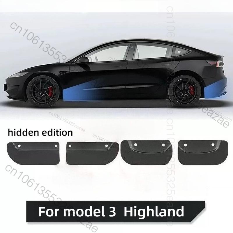 Mud Flaps For Tesla model YL Y Juniper 3 Highland 2026 2027 Mud Flap Splash Guard Mudguard Fender Mud Flaps Accessories