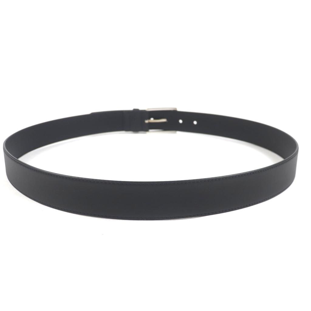 Pristine LOUIS VUITTON belt Belt: LV City Pin 35mm black leather mens M0542 Used