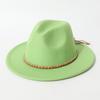 Western cowboy hat, vintage wide-brimmed jazz woolen hat, men's ribbon felt hat, Mongolian street dance Tibetan knight hat