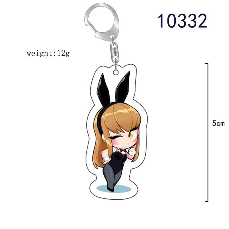"Komi Can't Communicate" Pendant Keychain - Creative Acrylic Gift