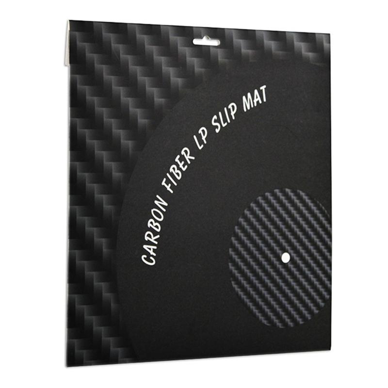 12inch Carbon Fiber Turntable Platters Mat for Record Players Mat Nonslip for Sound Playback Reduced Vibration