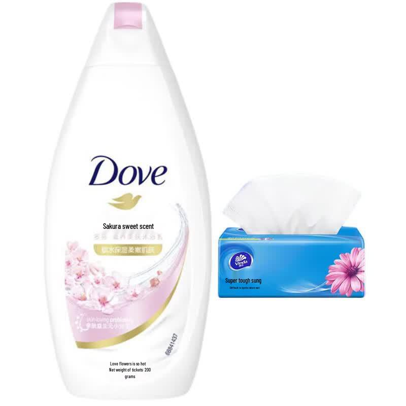 Dove Гель для душа с ароматом вишневого цвета Питательный