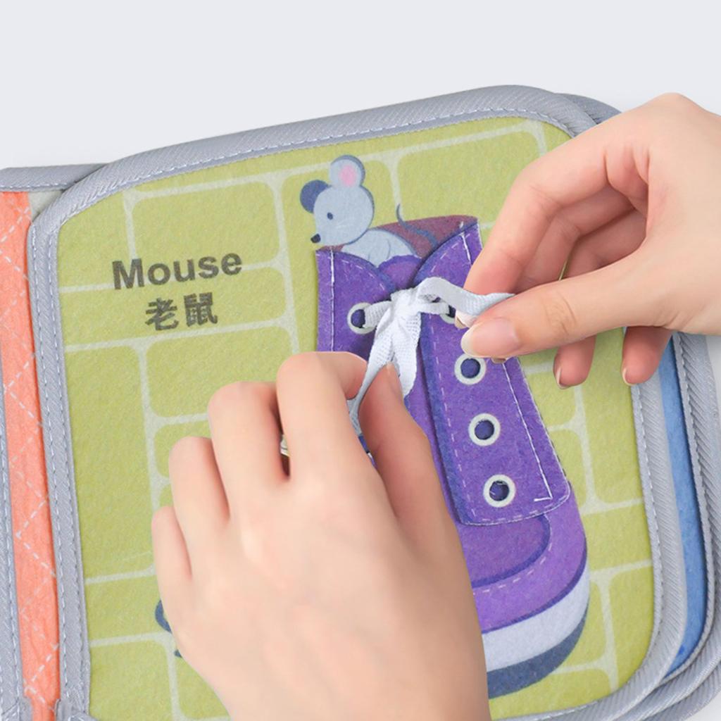 Baby Animals, Baby Puzzle, Early Education Cloth Books That Cannot Be Torn Apart, Mont Junli, Parent-child Interaction, Tearing