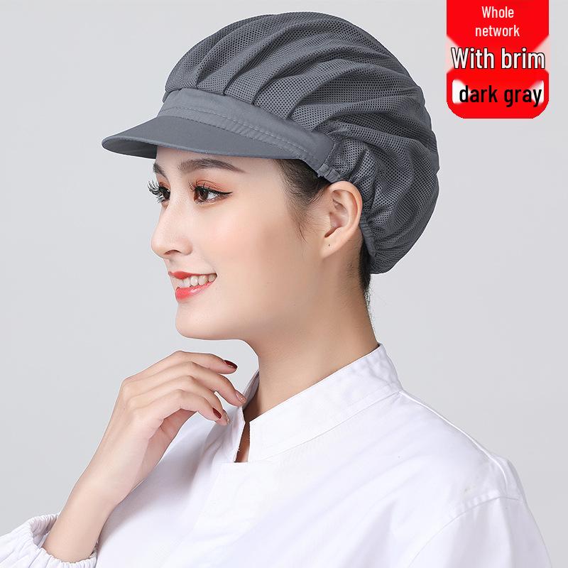 Dustproof Breathable Chef/Waiter Hat - Unisex Sanitary Kitchen Catering Hat