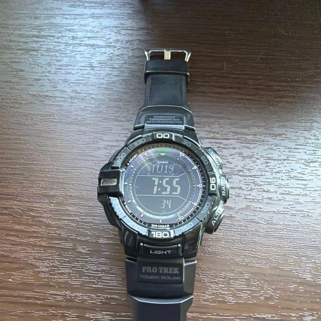 Used CASIO PRO TREK PRG-270 Tough Solar Main Unit