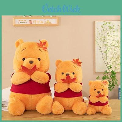 Adorável Ursinho Pooh de Pelúcia Folha de Bordo Urso de Pelúcia Grande Almofada Fofa