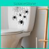 Halloween Web Spider Toilet Sticker Decor For Living Room Bedroom Entryway And